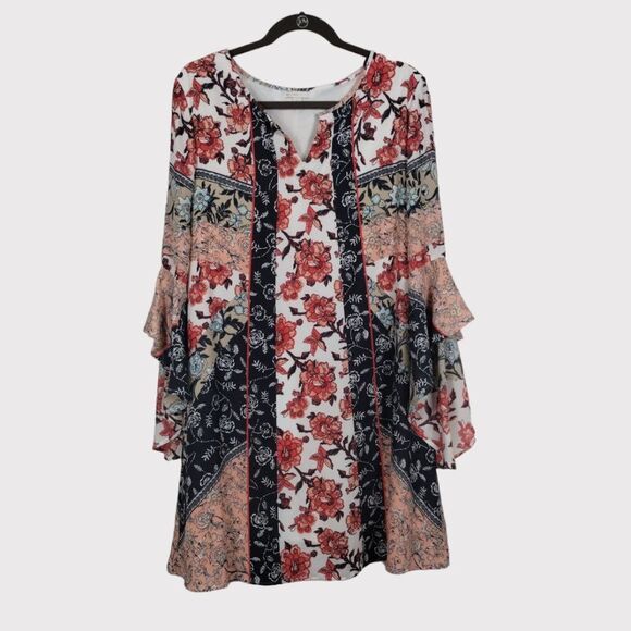EST. 1946 Multi Color Floral Print Dress, Size L - Picture 1 of 10